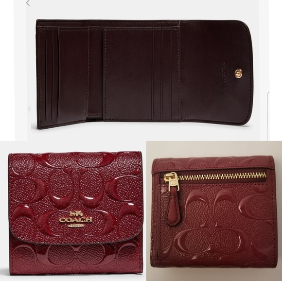 3PCS COACH SIGNATURE SET BAG + WRISTLET + WALLET - Picture 12 of 14